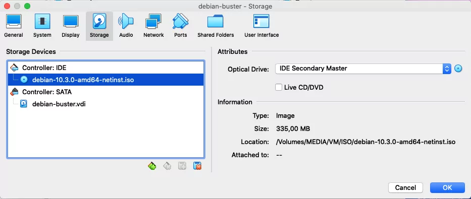 Creation VM Debian Buster sous VirtualBox - 5